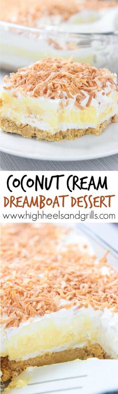 Coconut Cream Dreamboat Dessert