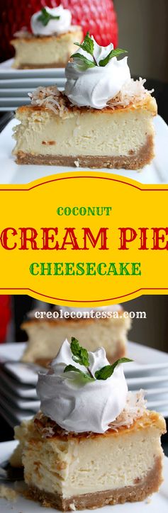 Coconut Cream Pie Cheesecake
