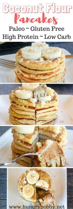 Coconut Flour Pancakes (Paleo