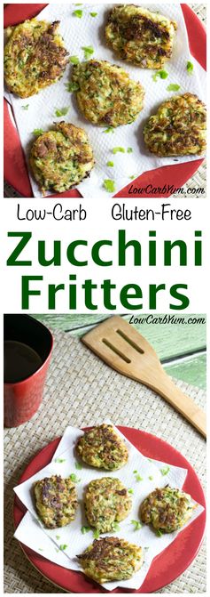 Coconut Flour Zucchini Fritters - Gluten Free