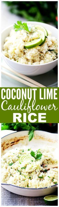 Coconut Lime Cauliflower 