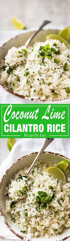 Coconut Lime Cilantro (Coriander Rice