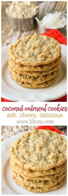 Coconut Oatmeal Cookies