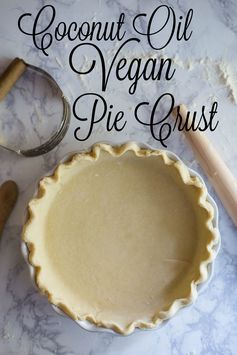 Coconut Oil Vegan Pie Crust