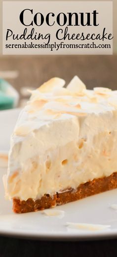 Coconut Pudding Cheesecake