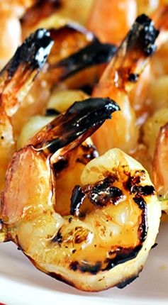 Coconut-Rum Grilled Shrimp