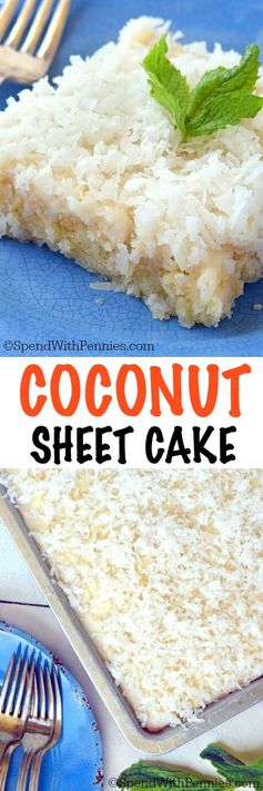 Coconut Sheet Cake