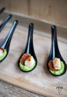 Cod, Chorizo and Pea Puree Bites – Lurpak Cook’s Range