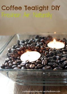 Coffee Tealight DIY