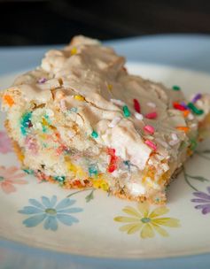 Confetti Cake Batter Brownies