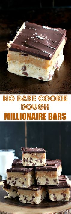 Cookie Dough Millionaire Bars