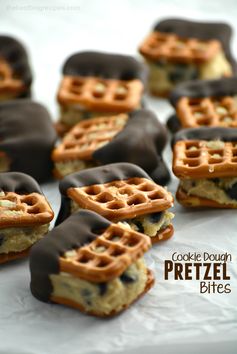 Cookie Dough Pretzel Bites (Egg-less