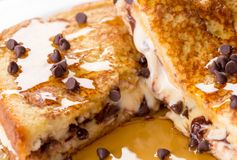 Cookie Dough Stuffed French Toast