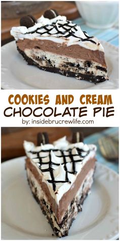 Cookies and Cream Chocolate Pie