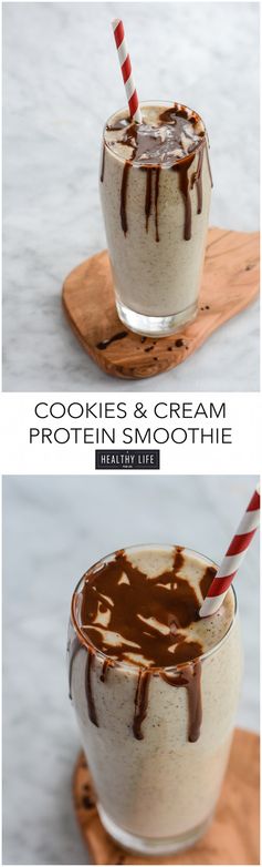 Cookies and Cream Protein Smoothie