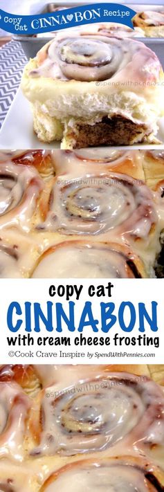 Copy Cat Cinna*Bon Recipe! Delicious Cinnamon Rolls at Home