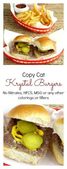 Copy Cat Krystal Burgers