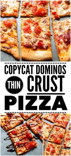 Copycat Domino's Thin Crust Pizza