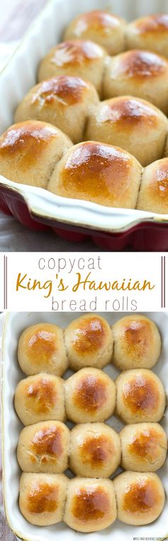 Copycat King's Hawaiian Bread Rolls