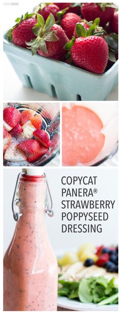 Copycat Panera® Strawberry Poppy Seed Dressing