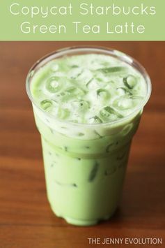 Copycat Starbucks Green Tea Latte