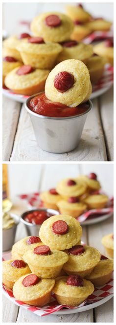 Corn Dog Mini Muffins