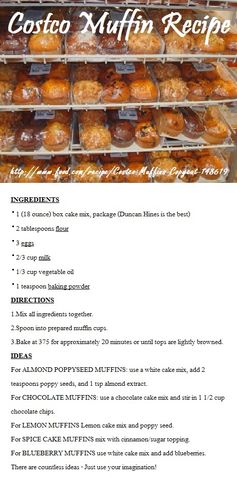 Costco Muffins - Copycat