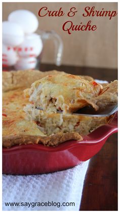 Crab and Shrimp Quiche