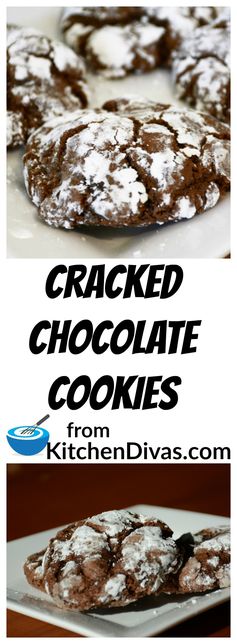 Cracked Chocolate Cookies