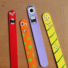 Craft Stick Monsters