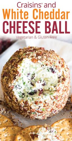 Craisins® White Cheddar Cheese Ball