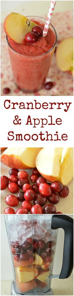 Cranberry Apple Smoothie