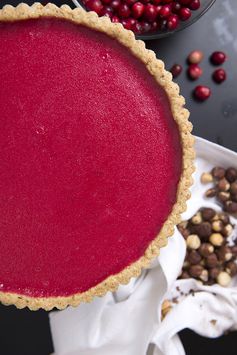 Cranberry Curd Tart