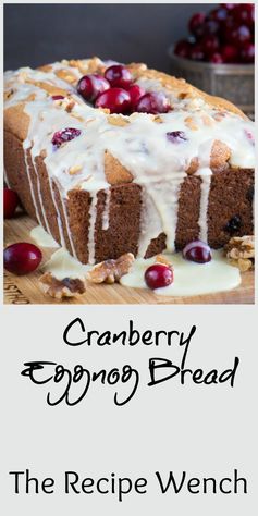 Cranberry Eggnog Bread