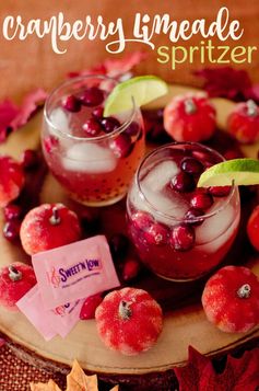 Cranberry Limeade Spritzer