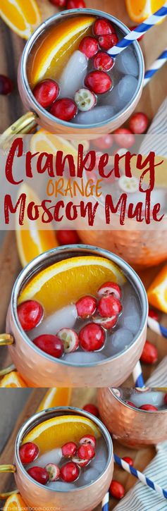 Cranberry Orange Moscow Mule