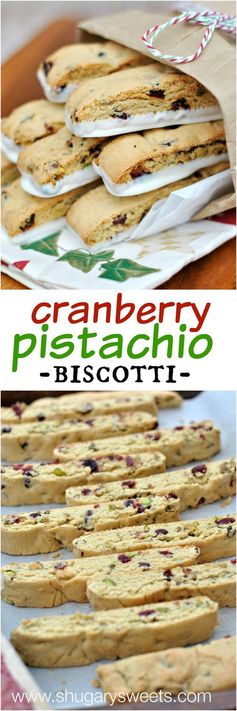 Cranberry Pistachio Biscotti