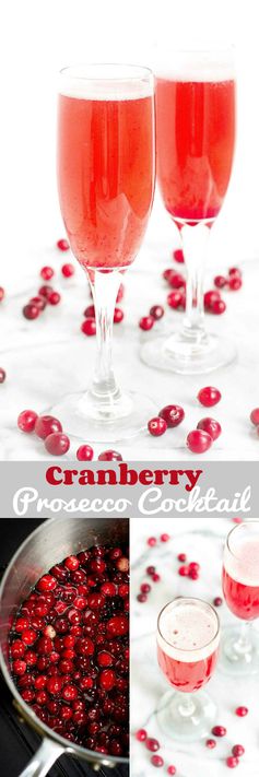 Cranberry Prosecco Cocktail