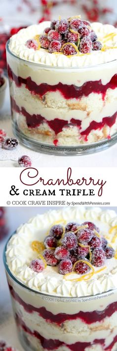 Cranberry Trifle