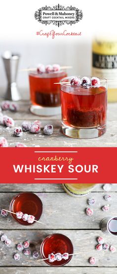 Cranberry Whiskey Sour