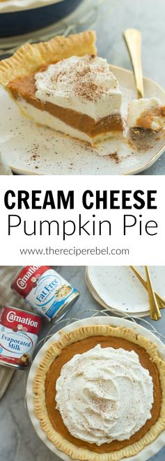 Cream Cheese Pumpkin Pie