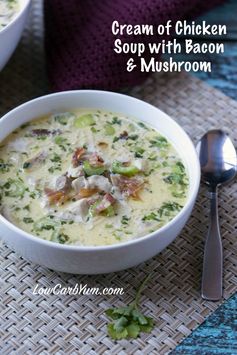 Cream of Chicken Soup with Bacon