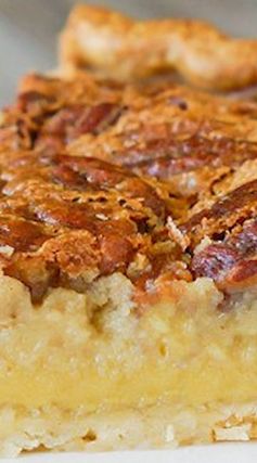 Cream of Coconut Pecan Pie