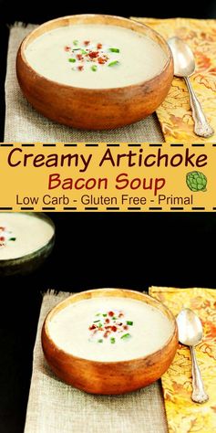 Creamy Artichoke Bacon Soup