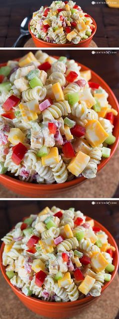 Creamy Cheddar Pasta Salad