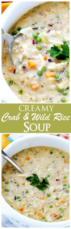 Creamy Crab and Wild Rice Soup