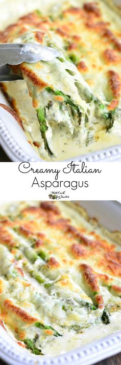 Creamy Italian Asparagus