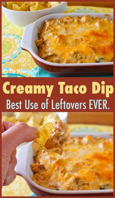 Creamy Mexican Dip with Taco Meat
