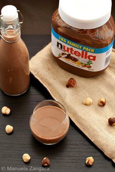 Creamy Nutella Liqueur #nutelladay