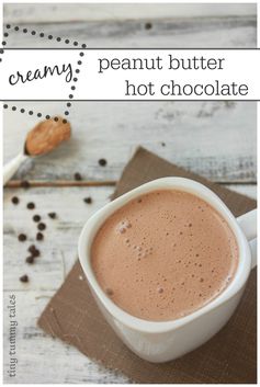 Creamy peanut-butter hot chocolate